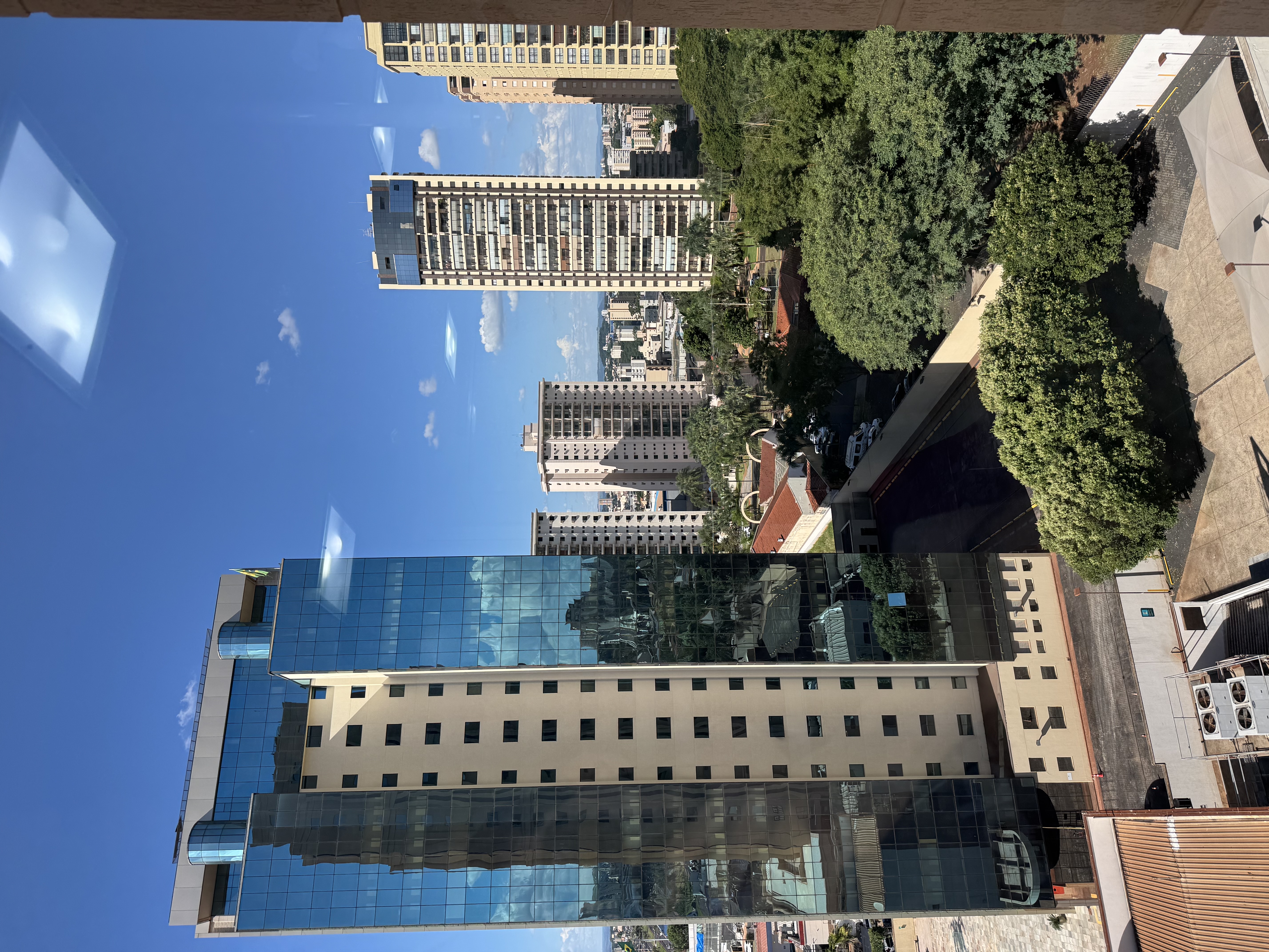 Vista da clínica